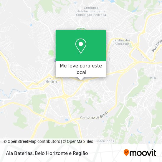 Ala Baterias mapa