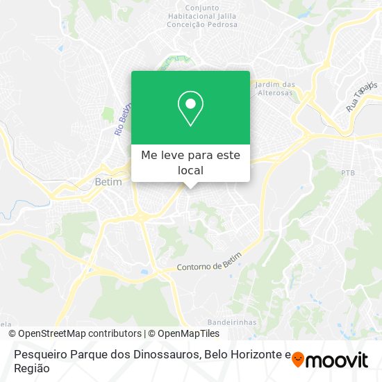 Pesqueiro Parque dos Dinossauros mapa