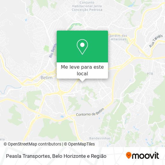 Peasla Transportes mapa