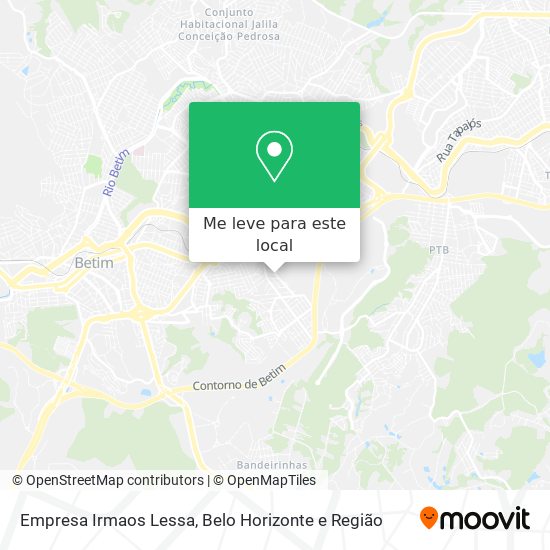 Empresa Irmaos Lessa mapa