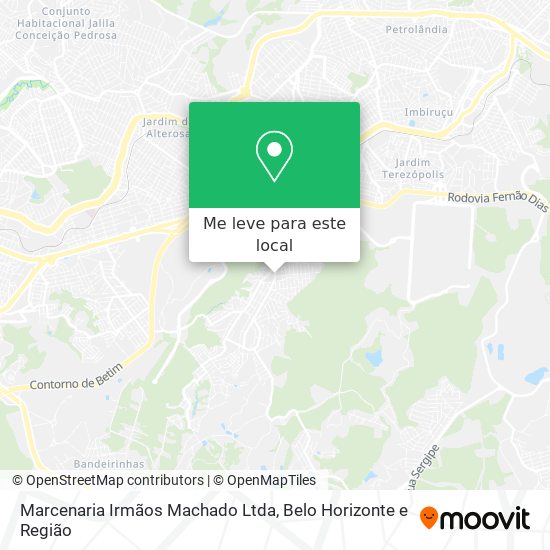Marcenaria Irmãos Machado Ltda mapa
