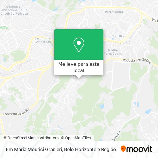 Em Maria Mourici Granieri mapa