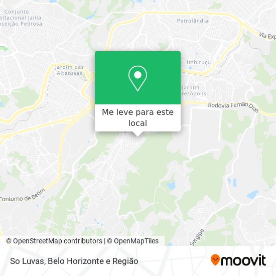 So Luvas mapa
