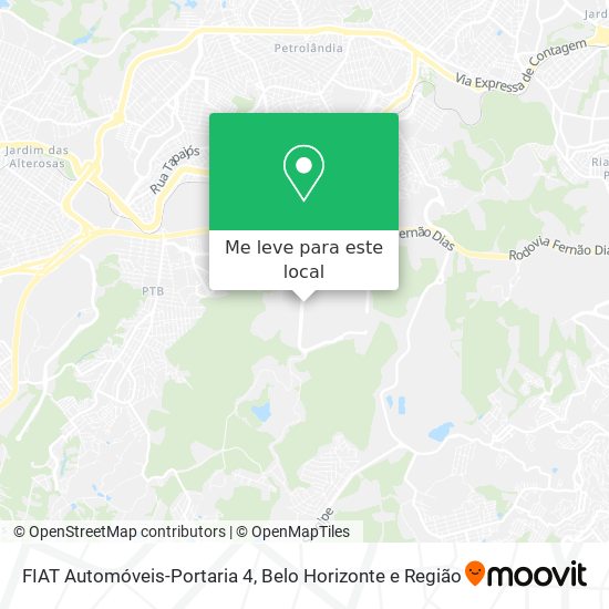 FIAT Automóveis-Portaria 4 mapa