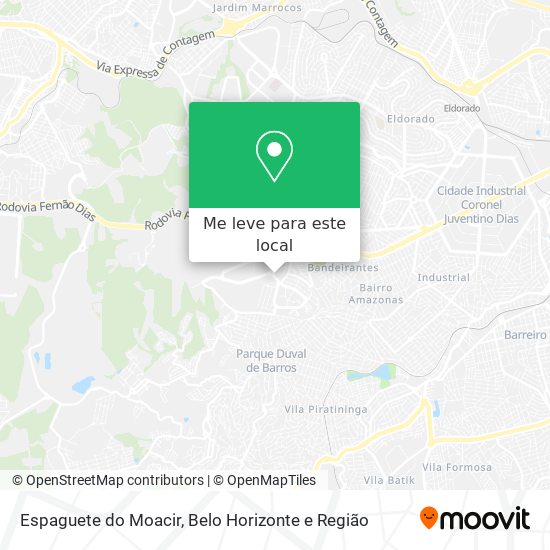 Espaguete do Moacir mapa