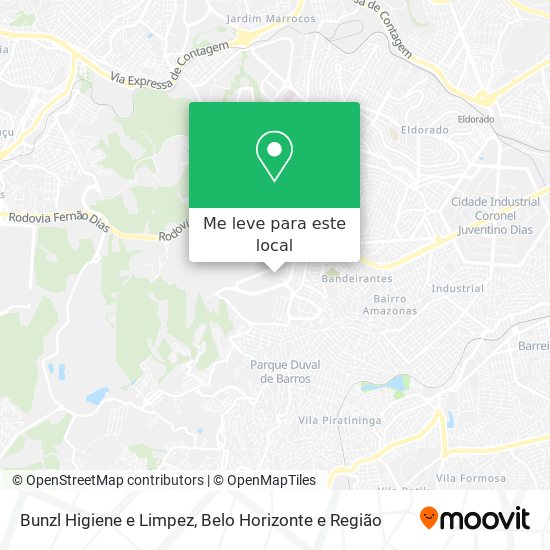 Bunzl Higiene e Limpez mapa
