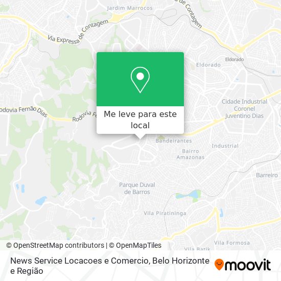 News Service Locacoes e Comercio mapa
