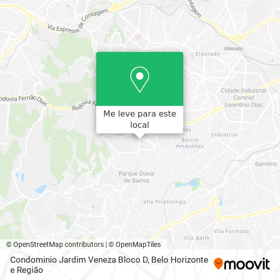 Condominio Jardim Veneza Bloco D mapa