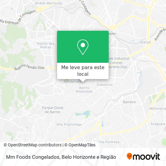 Mm Foods Congelados mapa