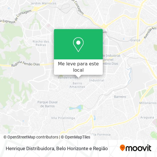 Henrique Distribuidora mapa