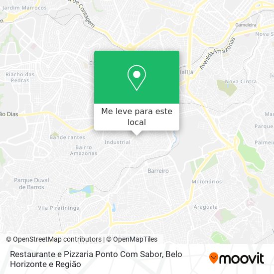 Restaurante e Pizzaria Ponto Com Sabor mapa