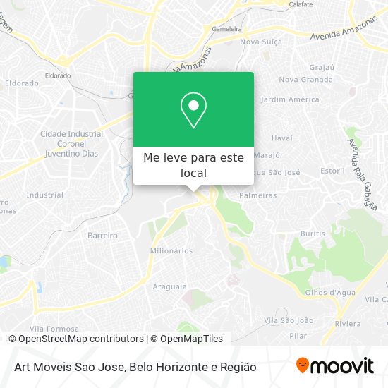 Art Moveis Sao Jose mapa