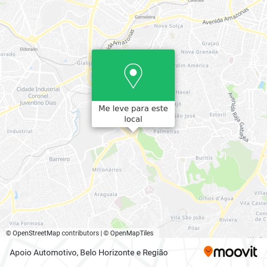 Apoio Automotivo mapa