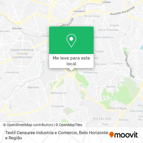 Textil Censuree Industria e Comercio mapa