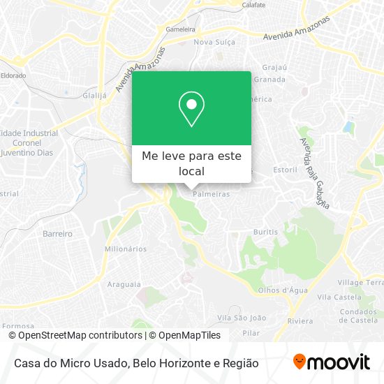 Casa do Micro Usado mapa