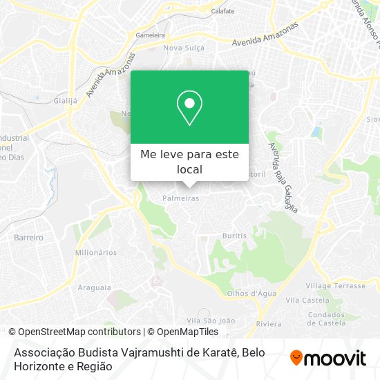 Associação Budista Vajramushti de Karatê mapa