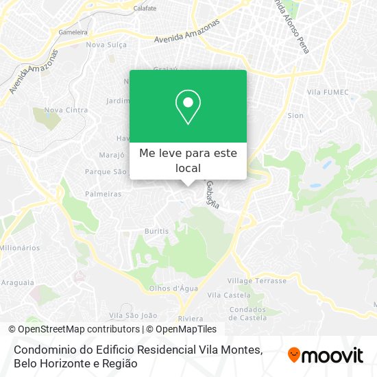 Condominio do Edificio Residencial Vila Montes mapa