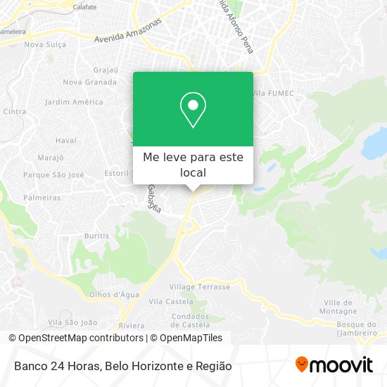 Banco 24 Horas mapa