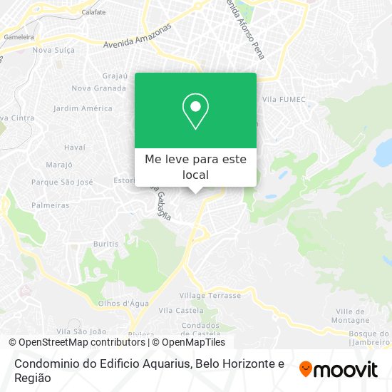 Condominio do Edificio Aquarius mapa