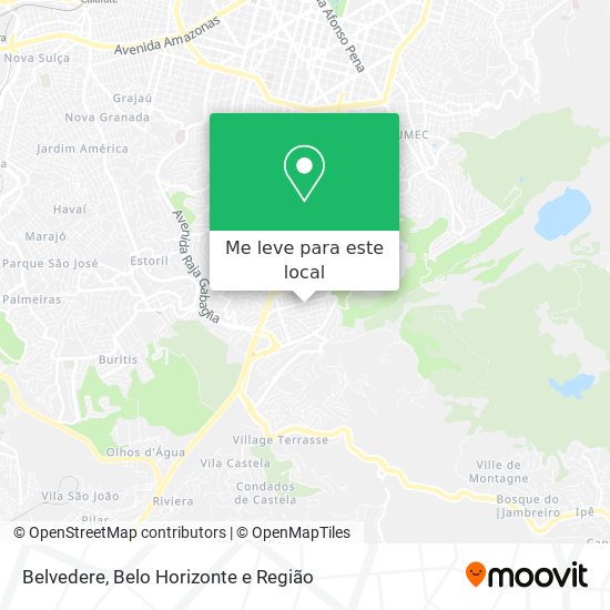 Belvedere mapa