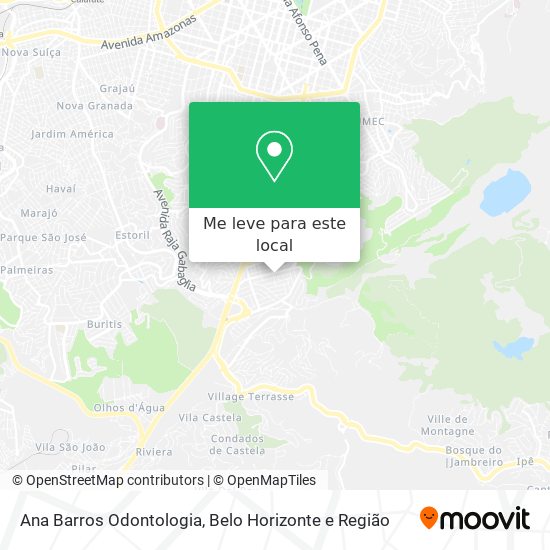Ana Barros Odontologia mapa