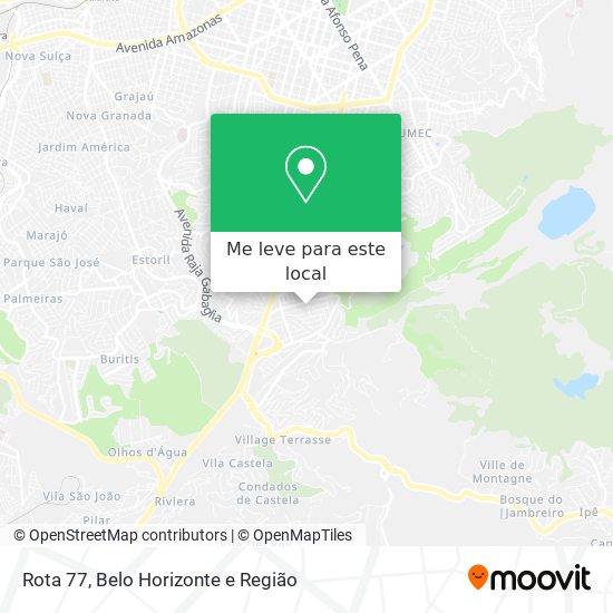 Rota 77 mapa
