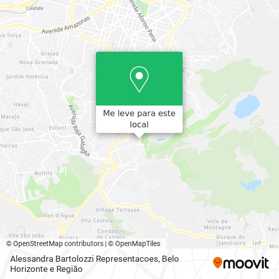 Alessandra Bartolozzi Representacoes mapa