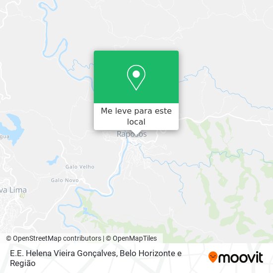 E.E. Helena Vieira Gonçalves mapa
