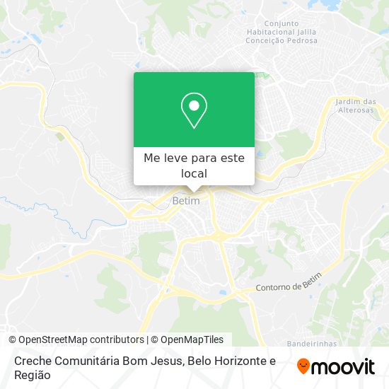 Creche Comunitária Bom Jesus mapa