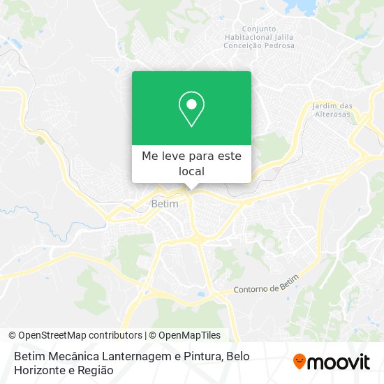 Betim Mecânica Lanternagem e Pintura mapa