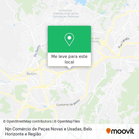 Njn Comércio de Peças Novas e Usadas mapa