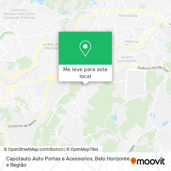 Capotauto Auto Portas e Acessorios mapa