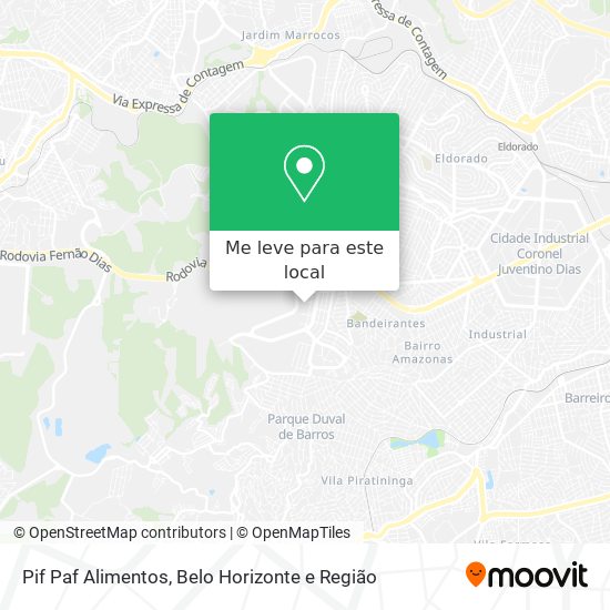 Pif Paf Alimentos mapa