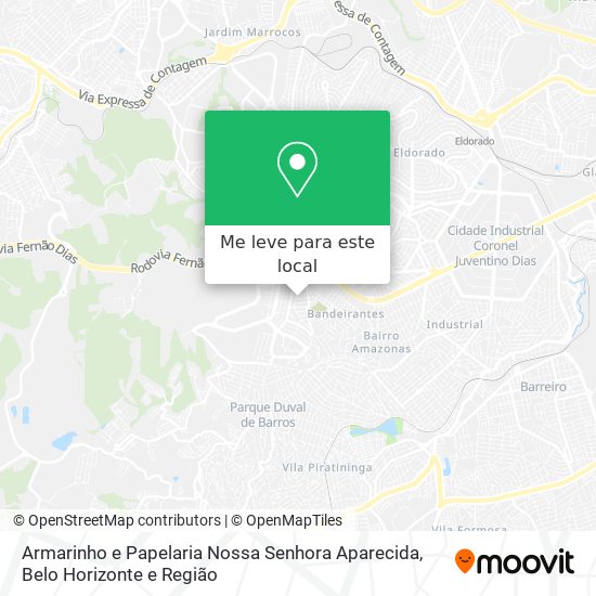Armarinho e Papelaria Nossa Senhora Aparecida mapa