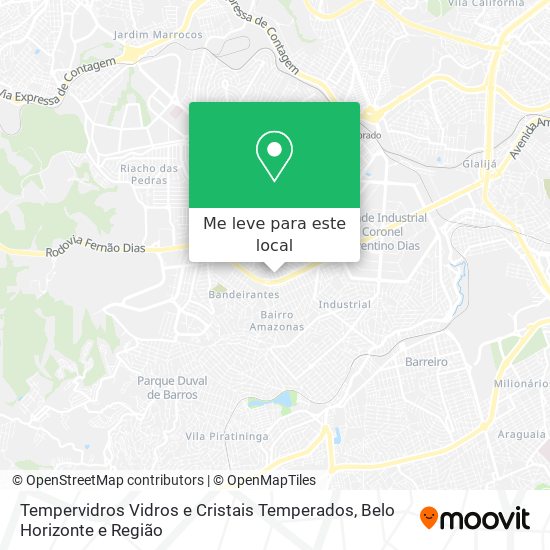 Tempervidros Vidros e Cristais Temperados mapa