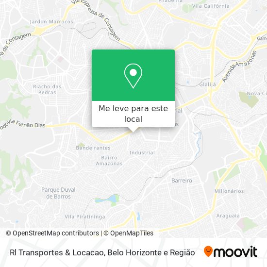 Rl Transportes & Locacao mapa