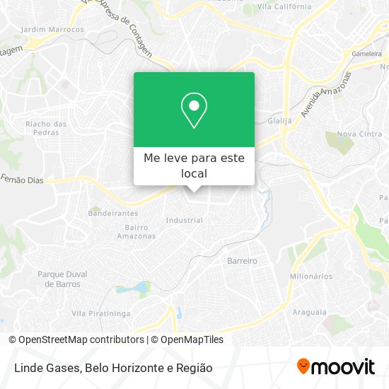 Linde Gases mapa