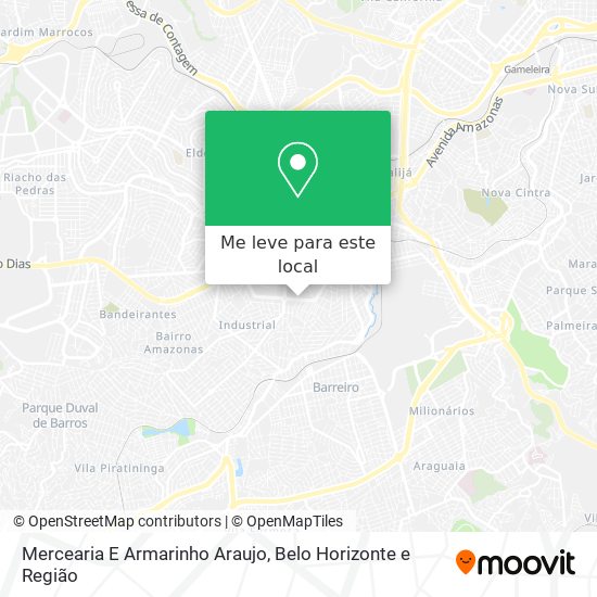 Mercearia E Armarinho Araujo mapa