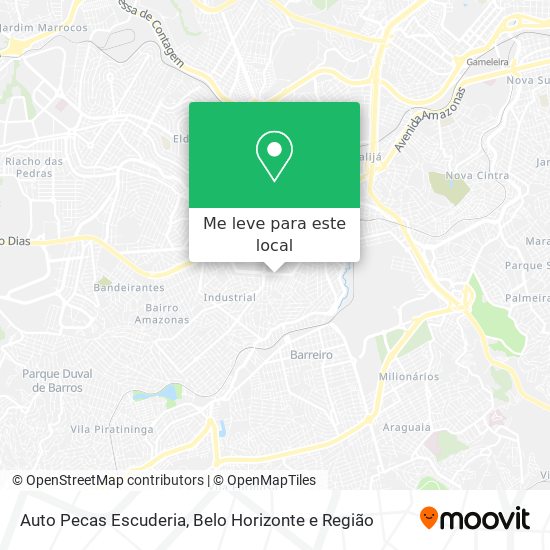 Auto Pecas Escuderia mapa
