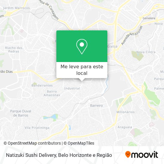 Natizuki Sushi Delivery mapa