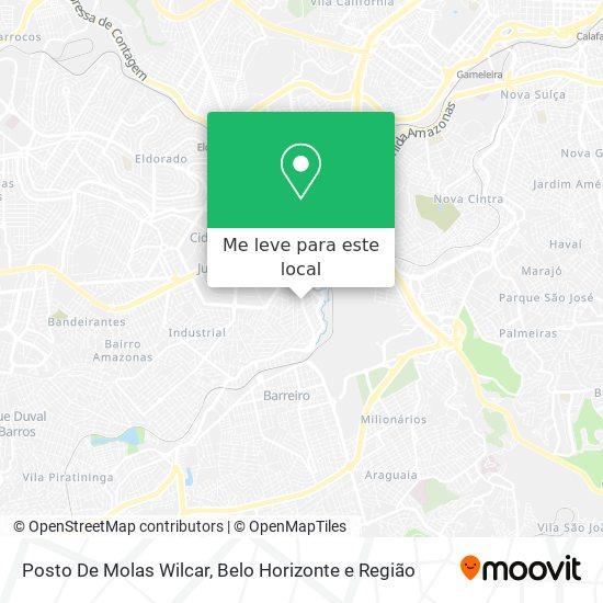 Posto De Molas Wilcar mapa