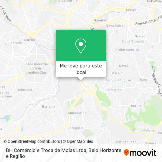 BH Comércio e Troca de Molas Ltda mapa