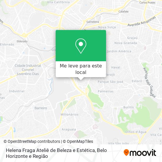 Helena Fraga Ateliê de Beleza e Estética mapa