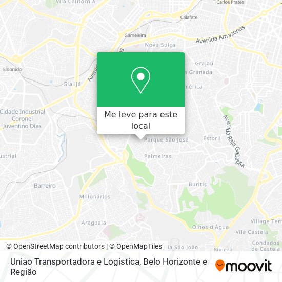 Uniao Transportadora e Logistica mapa