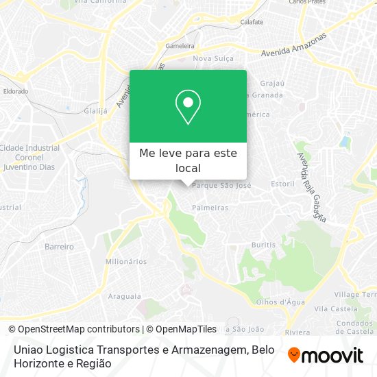 Uniao Logistica Transportes e Armazenagem mapa