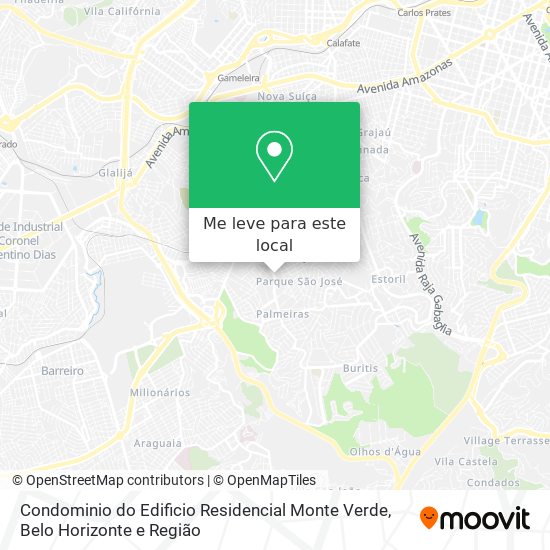 Condominio do Edificio Residencial Monte Verde mapa