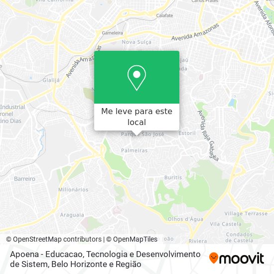 Apoena - Educacao, Tecnologia e Desenvolvimento de Sistem mapa