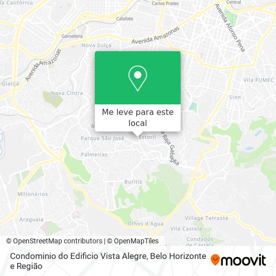 Condominio do Edificio Vista Alegre mapa