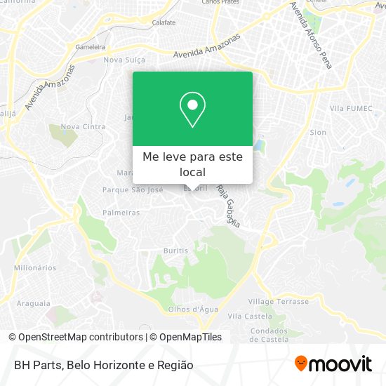 BH Parts mapa
