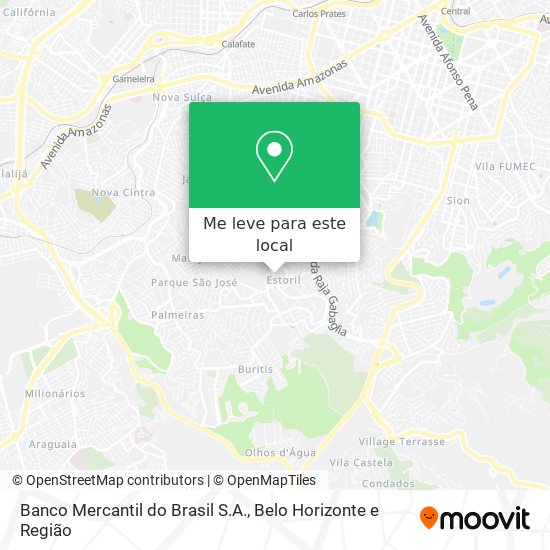 Banco Mercantil do Brasil S.A. mapa